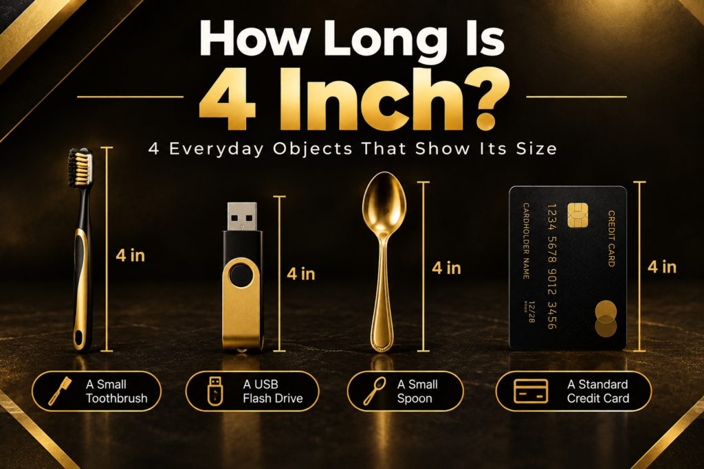 how long is 4 inches
