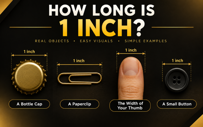how long is 1 inch
