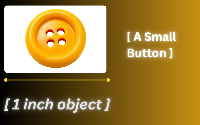 how long is 1 inches